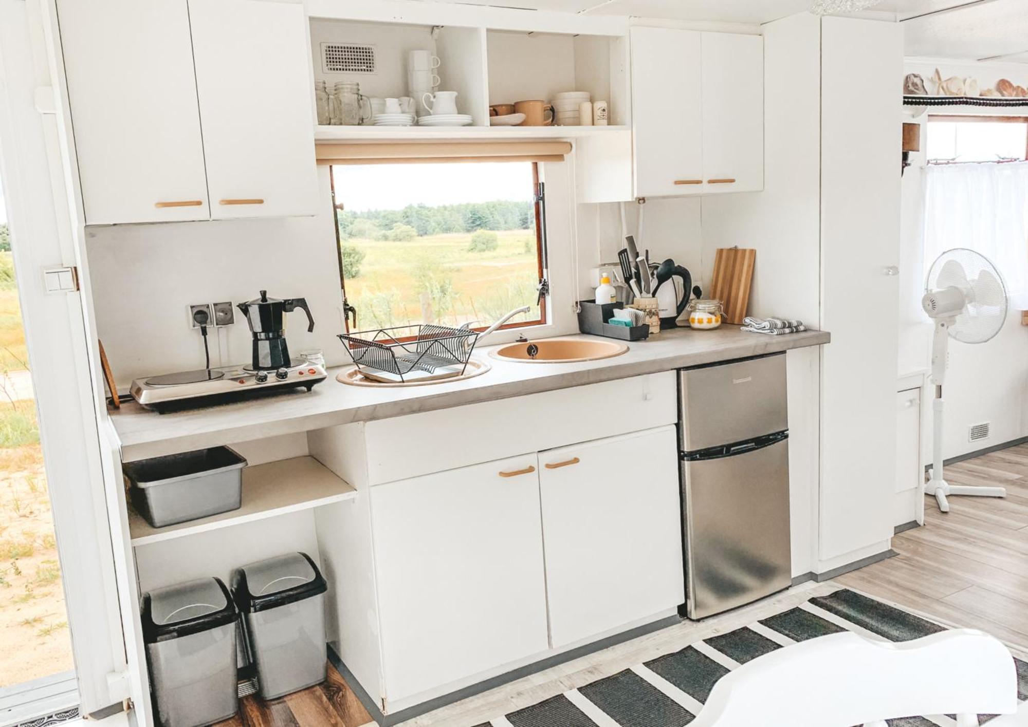 Przyczepa Nad Zatoka Surf'N'Vintage Hotel Oslonino Kültér fotó